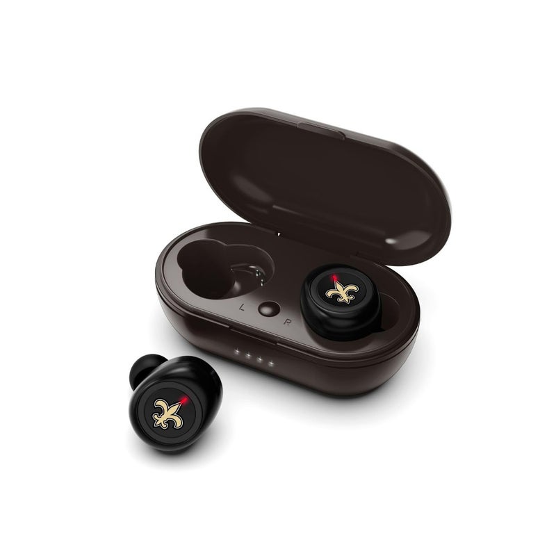 SOAR NFL True Wireless Earbuds, New Orleans Saints - Image 1